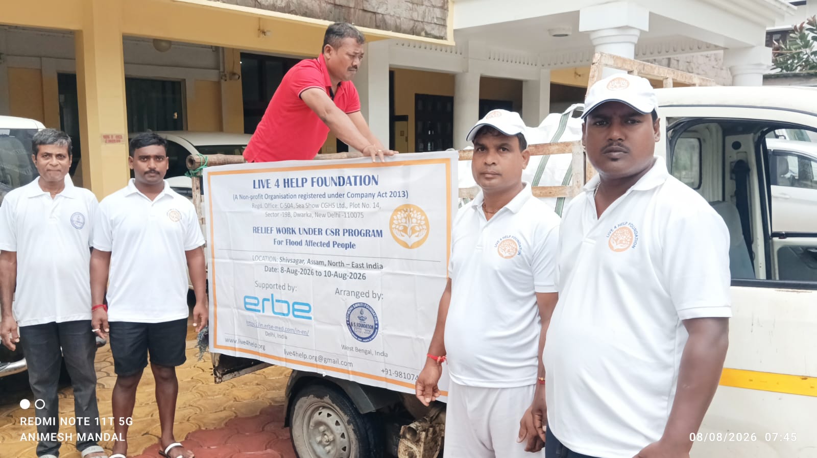 Bringing Hope to Flood-Ravaged Assam: Live4Help Foundation’s Relief Mission Stands Beside Families in Need detail 3