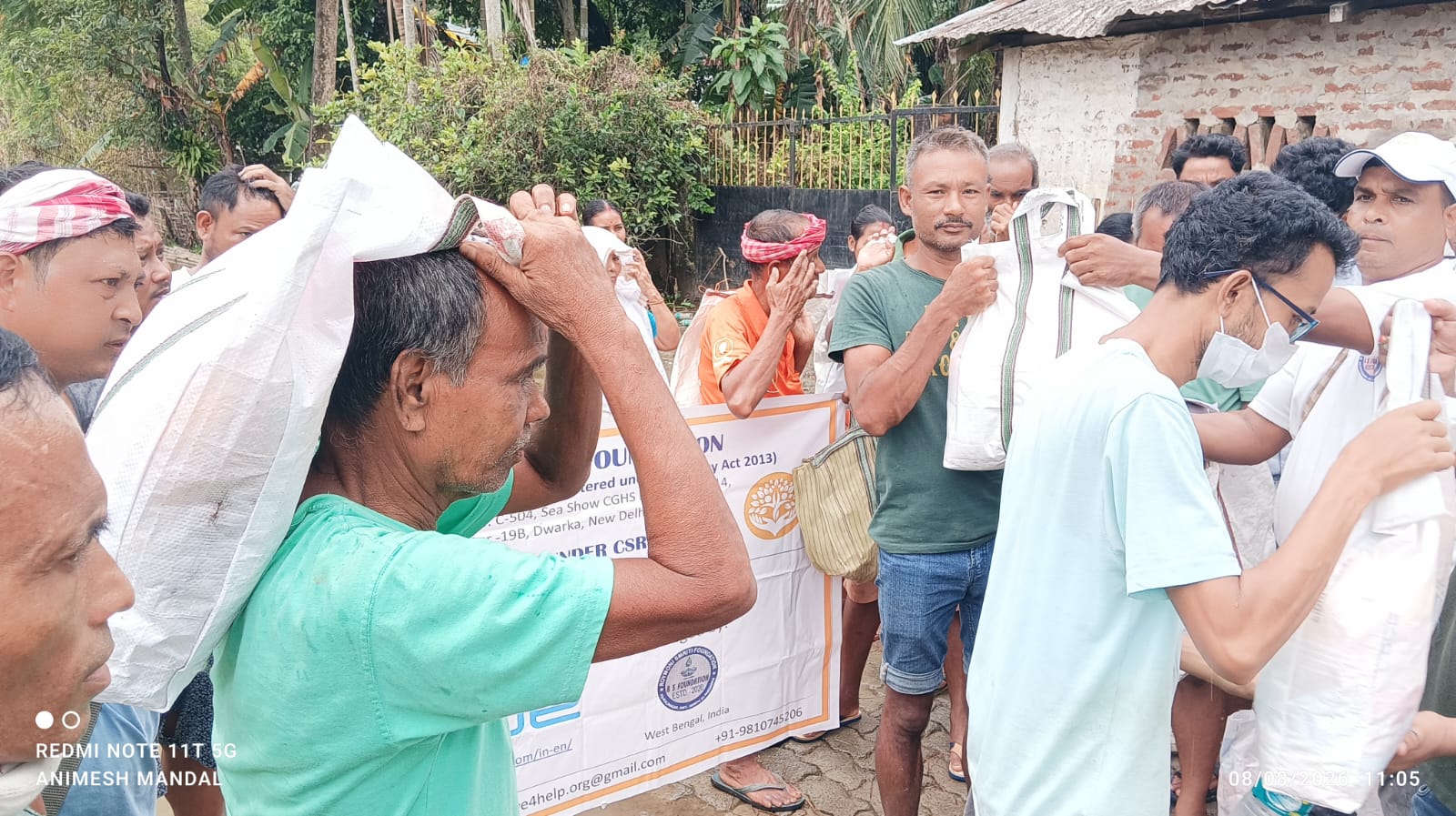 Bringing Hope to Flood-Ravaged Assam: Live4Help Foundation’s Relief Mission Stands Beside Families in Need detail 12