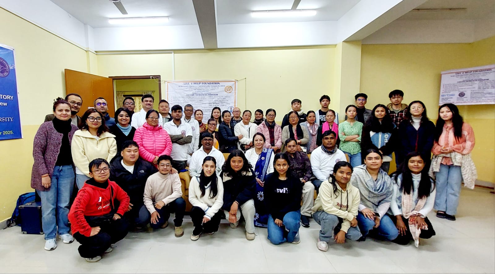 Breaking Silence, Building Awareness: Live4Help Foundation’s Cancer Awareness Programme at Darjeeling Hills University (W.B.)